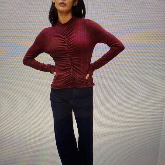 Michael Stars Evelyn Ruched Top-NWT! - Picture 6 of 7